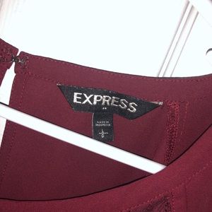Sz. Large EXPRESS Maroon blouse